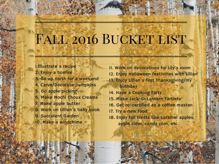 Autumn Bucket List – Little Snail